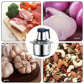 2L 3L 5L Electric Mincer Grinder 304 Stainless Steel Multifunctional Vegetable Slicer Chopper Meat Processor 220V EU Plug