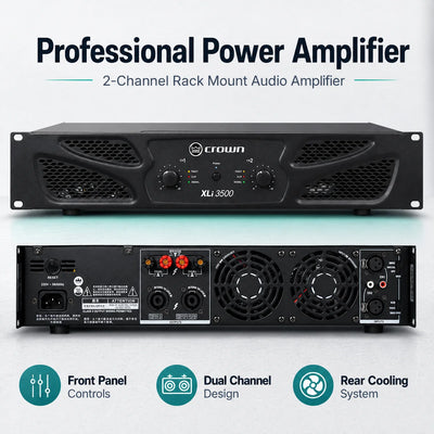 XLi 3500 Power Amplifier - Professional Audio DJ | SAMAG