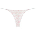 Sexy thong low waist lingerie for women underwear thin belt double layer bikini cotton  panties lenceria femenina tangas mujer