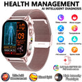 2026 New Professional-Grade Health Smart Watch Men ECG BP HR Uric Acid Lipid BMI Body Analysis Bluetooth Call Smartwatch Women