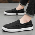 Summer Casual Loafers Men Breathable Slip On Urban Shoes Men Classic Linen Canvas Sneakers Male Light Flats Lazy Shoes Cheap