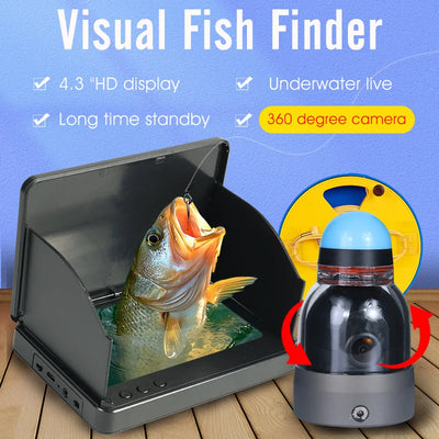 360 camera fish finder 5 - inch color display with 30m | SAMAG