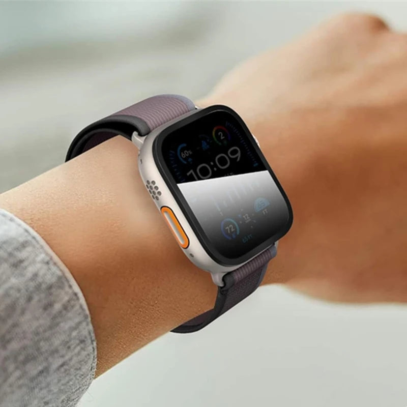 HD/privacy Anti-Scratch Screen Protectorfor Apple Watch Ultra 2 49mm Aluminium Alloy Case+Tempered Glass iWatch Ultra 49mm Film