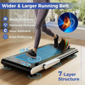 Under Desk 3HP Treadmill, 340lbs Capacity, LED Display - View 3 | SAMAG