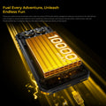 OUKITEL WP60 5G NFC Smartphone 10000mAh 48GB(16+32) +512GB, MTK 7025 Android 15 Rugged Phone, 108MP Camera, 120Hz