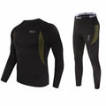 Autumn Winter Top Quality Thermal Underwear Men Underwear Sets Compression Fleece Sweat Quick Drying Thermo Underwear Clothing