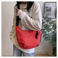 New Nylon Hobos Crossbody Bags Solid Casual Zipper Women's Bags Fashion High Capacity Solid Color Single Shoulder Totes Bag