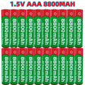 NEW 8800mAh Rechargeable Battery AAA  Alkalinity Battery 1.5 V AAA Battery for Clocks Mice Computers Toys So on