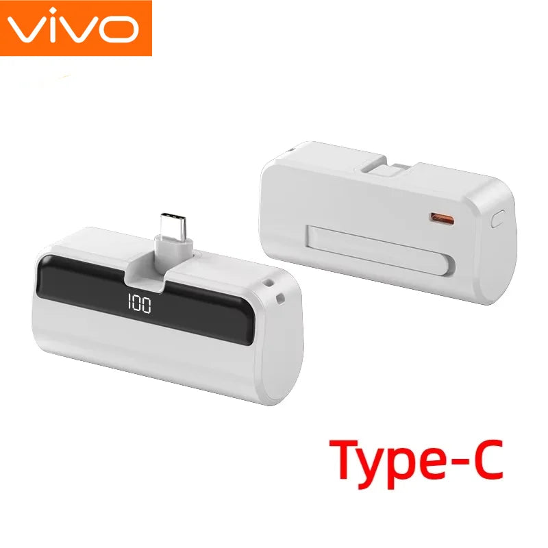 VIVO 500000mAh New Power Bank Large Capacity Super Fast Charging Portable Mini External Battery for Huawei Samsung iPhone