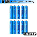 AA AAA 2000mAh 1.2V 1-60 Pcs Battery Rechargeable 2A 3A Ni-MH Batteries with Quick Charger for Toys Mouse Keyboard Flashlights