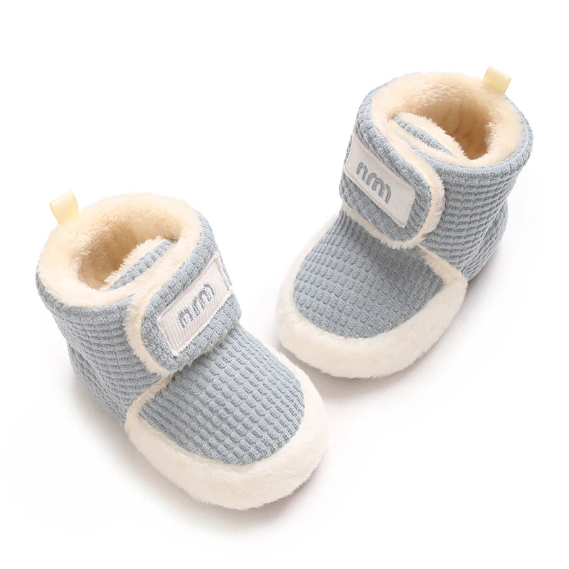 Winter Boots For Baby Boys And Girls Snow Soft Sole Anti Slip And Warm Flat Shoes Baby's First Walking Baby Shoes Boots 0-18