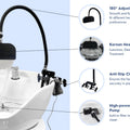 New Hair Spa Head Therapy Equipment,SPA Shower Water Circulation in The Shampoo Bowl, Head Spa Machine for Salon,180° Adjustable
