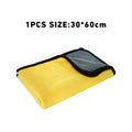 1/3/5/10PCS Car Wash Towels Cleaning Cloth Absorbent Dry Cloth General Purpose Microfiber Towel Thickened Yellow 30/40/60cm