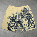 Model Men's Casual Shorts, with Medusa Print, Trendy | SAMAG