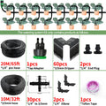 Greenhouse Drip Irrigation Kit Automatic Watering System Garden 4-Way 4/7mm to 3/5mm Hose Dripper for Pot Plant Vegetable Bonsai