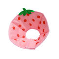 Cartoon Cat Elizabeth Collar Strawberry Bees Cat Neck Protective Circle Breathable Anti-Scratch Cat Dog Grooming Cover