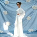 Women Beading Embellished Party Abayas Ramadan Arabic | SAMAG