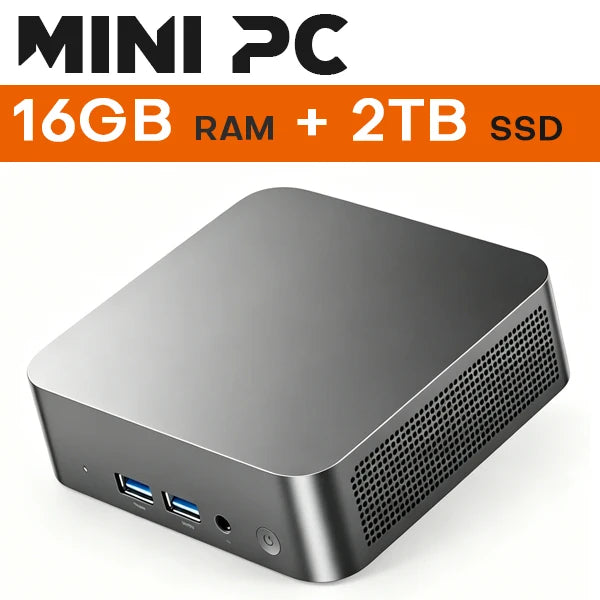 2026 Portable Mini PC Intel N150/i9 10980HK Windows 11 Pro Mini Computer 16GB RAM 1TB SSD Type-C WiFi 6 BT5.2 Gaming PC Desktop