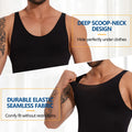 Men's Sleeveless Full Body Shaper Tummy Control Triangle Pants Shapewear New Hip Lifting Bodysuit Compression Underwear New