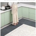 Modern Minimalist Square Floor Mat - Durable, Stain/Fade Resistant, Non-Slip Rubber Backing, Machine Washable for Indoor/Outdoor