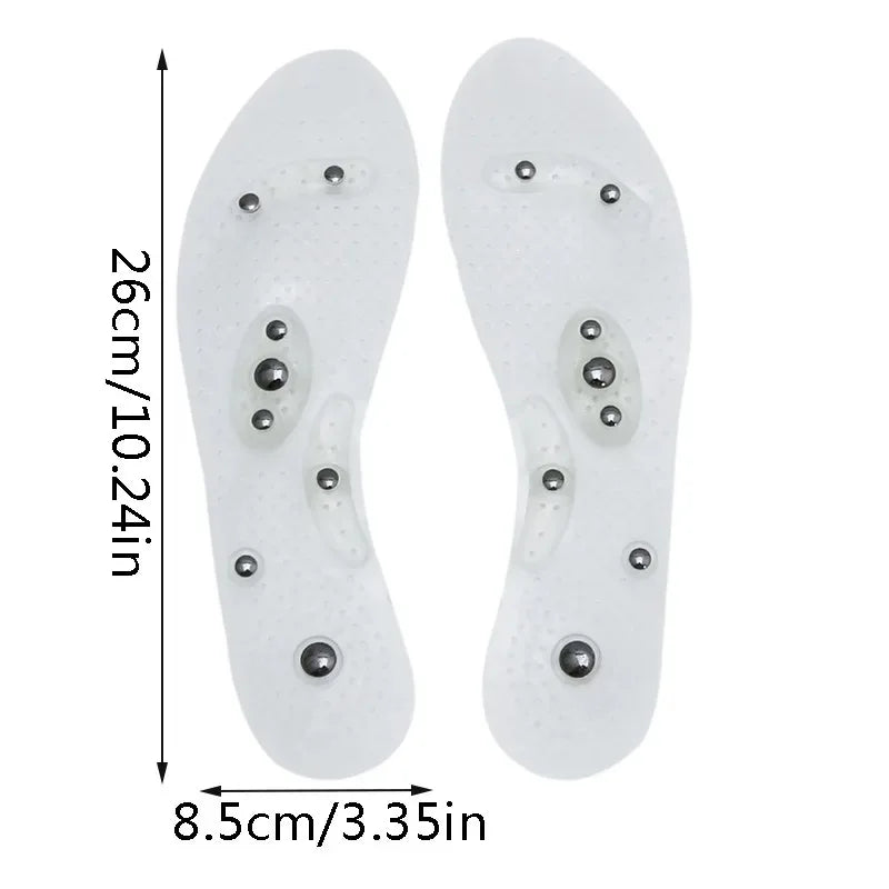 1Pair Silicone Orthopedic Massage Insoles for Men Women Slimming Breathable Running Shoes Cushion Feet Care Sport Insoles