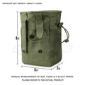 OPHIDIAN Hunting Magazine Recovery Bag Molle Trash Bag, Magazine Ammunition Bag, Belt Waist Bag Adjustable Holster Bag