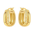 Orstarry S925 Sterling Silver 18k Gold Modern Square Earrings Hoop Earrings For Women Jewelry Original Trendy Anniversary Gifts