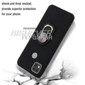 For Blackview Oscal Marine 2 6.56" Back Finger Ring Soft TPU Silicone Case For Blackview OscalMarinE2 Bracket Phone Cover