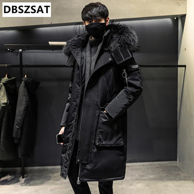 Long Down Jackets Winter Coats Chaquetas Hooded Casual | SAMAG