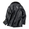 Game Biohazard Resident 9 Requiem Leon Scott Kennedy Cosplay Costumes Black Faux Leather Jacket With Faux Fur Collar For Man