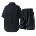 Men's Summer Casual Versatile Fashionable Cool Short - Sleeved Shirt And Set Trendy Business Outfit - View 4 | SAMAG