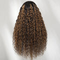 UNice 7x5 Bye-Bye Slip™ Lace Balayage Highlights Water Wave Wig With Drawstring Unbox Side Part Wear Go Glueless Human Hair Wigs