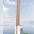 Smart Air Purifier Tower Fan with Cooling Mode - Low Noise Floor Standing AC Bladeless Fan for Whole Room Circulation