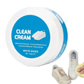 White Shoes Clean Cream 160g No Wash Whitening Paste Multipurpose Gentle Cleaner For Sneakers, Gym Running Soccer Basketball