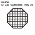 TRIOPO Bowens Mount Softbox K-3 55cm 65cm 90cm 120cm Quick-Setup Octagon Softbox for Godox Aputure Sokani Studio LED Video Light