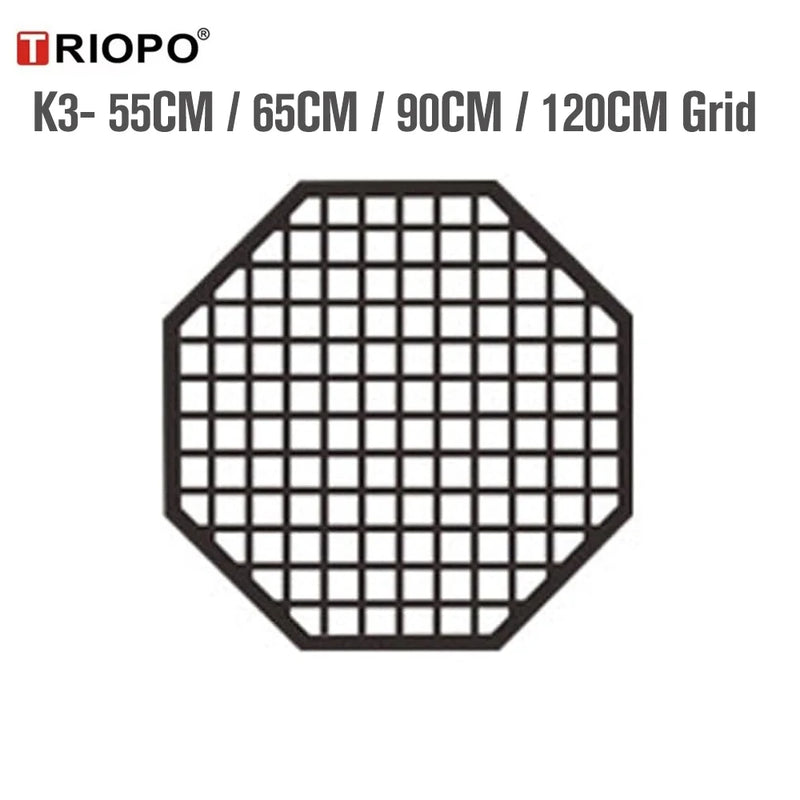 TRIOPO Bowens Mount Softbox K-3 55cm 65cm 90cm 120cm Quick-Setup Octagon Softbox for Godox Aputure Sokani Studio LED Video Light