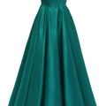 Long Pocket Off Shoulder Ball Dress with Heart-shaped | SAMAG