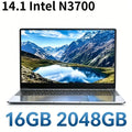 Intel N3700 14.1 Inch Ultra Slim Laptop 16GB RAM 2TB SSD 1920x1080 Gaming Notebook for Office Study 4K Video Pro