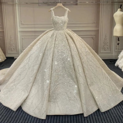 Customized New Large Skirt Elegant Princess Dress Wedding | SAMAG