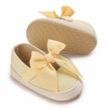 Spring and Autumn Yellow Countryside Style Princess Shoes 0-12 Months Baby Soft soled Anti slip Sneakers
