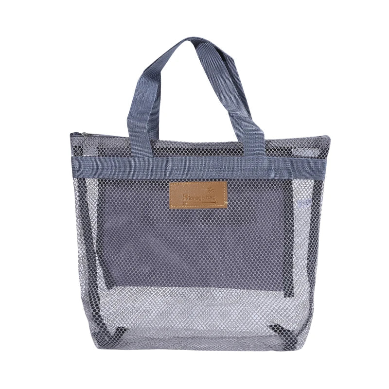 Travel Beach Bags Large Capacity Storage Bag Women Portable Outdoor Toiletries Swimming Mesh Storage Cases Travels Organizer Kit