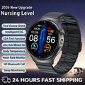 2026 New Health Sport ECG AI Diagnosis Smart Watches Men Heart Rate Blood Pressure IP68 Waterproof Smartwatches For Men Women