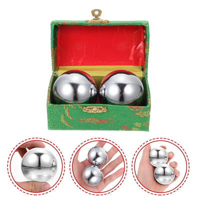1Set Smooth Heavy Duty Metal Handball for Hand Strength | SAMAG