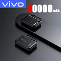 VIVO Mini 500000mAh Power Bank Super Fast Charging 4 in 1 Built in Cables LED Digital Display Power Bank for iPhone Samsung