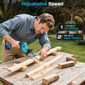 SEESII Reciprocating Saw Cordless Cutting Variable Speed 3500 RPM Brushless Motor with 6 Blades Portable - View 5 | SAMAG