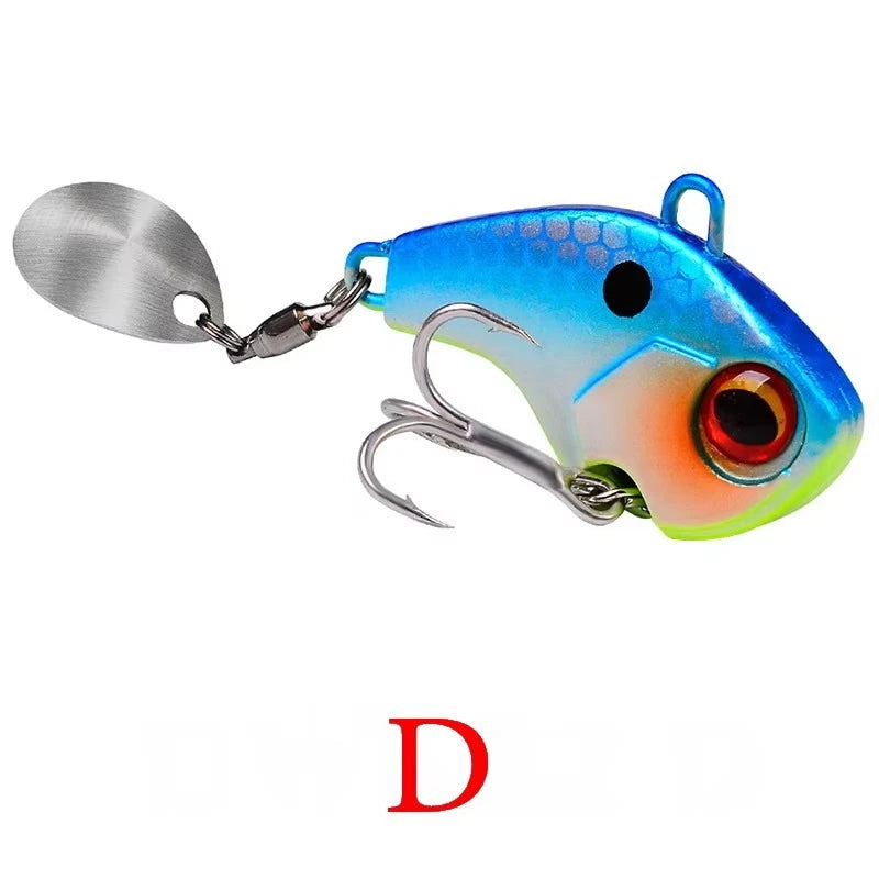Fishing Lures Wobble Rotating Metal Vib Vibration Bait | SAMAG