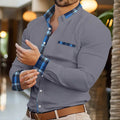 Men's business lapel shirt office casual outdoor street | SAMAG