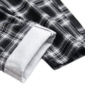 Men's Check Printed Jeans Fashion Black White Plaid | SAMAG