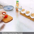 Kitchen Wallpaper Stickers Self Adhesive Aluminum Foil Oil Proof Waterproof Stickers for Countertop Drawer Cabinets Shelf Line