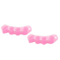 1 Pair Silicone Toe Separators Hammer Toe Bunion Gel Cushioning for Yoga Comfortable Protective Pads for Men And Women